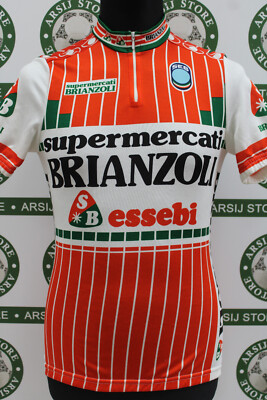maglia ciclismo SUPERMERCATI BRIANZOLI SEB TG M Y702 bike shirt