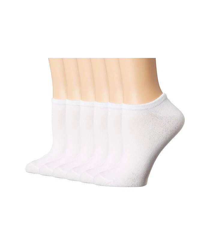 Sof Sole ESF15056 Mujer Sólido No Show Paquete de 6 Calcetines Crew Talla 5-10 Foto 2 de 2