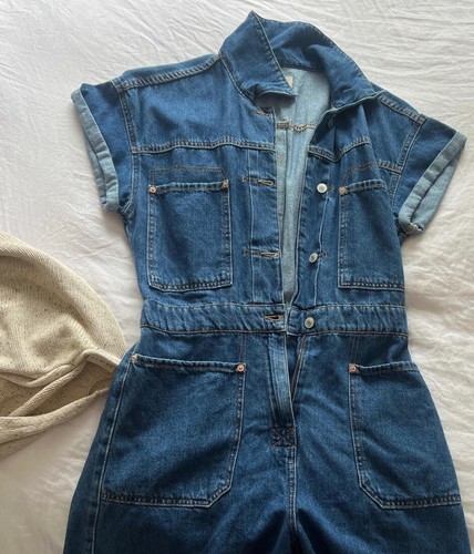 We the free denim playsuit Size Au 10, US 6 - Picture 2 of 6