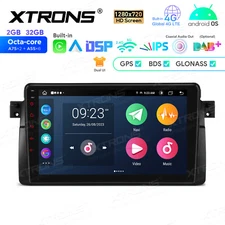 9" Android 14 8-Core Car Play Stereo GPS Navi Radio 2+32GB DSP WiFi For BMW E46