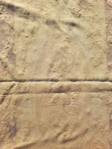 Distressed Vintage traditionelle Handarbeit Wolle mehrfarbig Aubusson 135x71cm - Bild 5 von 12