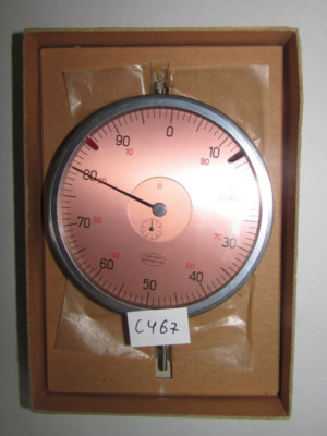 MAHR Meßuhr Code Numer 2300 0436-1 N:969444 0,01mm (C467)
