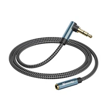 3.5Mm Headphone Extension Cord 1Ft,3.5Mm Male to Female Stereo Audio Extension C