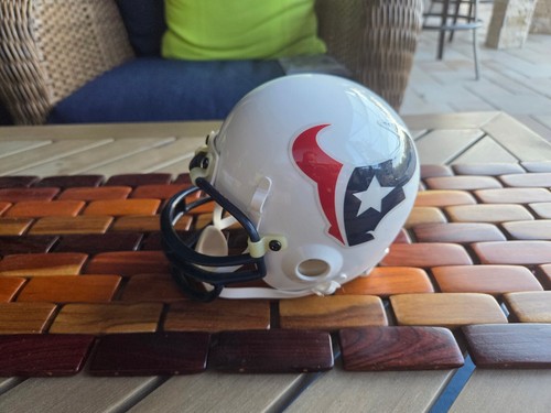 2001 Custom Prototype Riddell NFL Throwback Mini Helmet Houston Texans White A - Picture 1 of 6