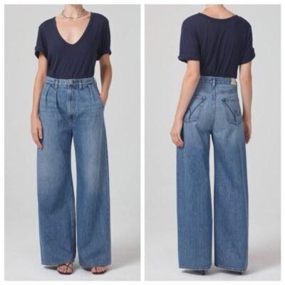 Citizens of Humanity x Aritzia Maritzy Pleated High-Rise