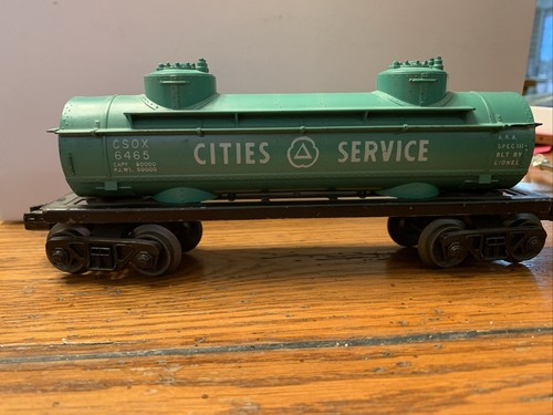 Lionel PW 6465 Green Cities Service 2 Kuppelkesselwagen C6