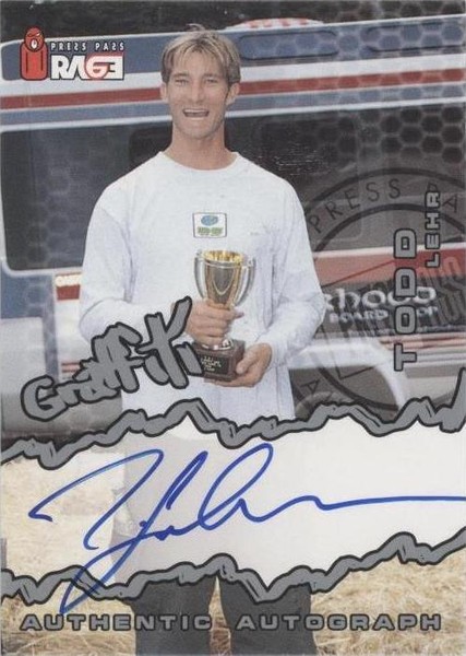 2000 Press Pass Rage - Graffiti Autographs Todd Lehr (AU) for sale ...
