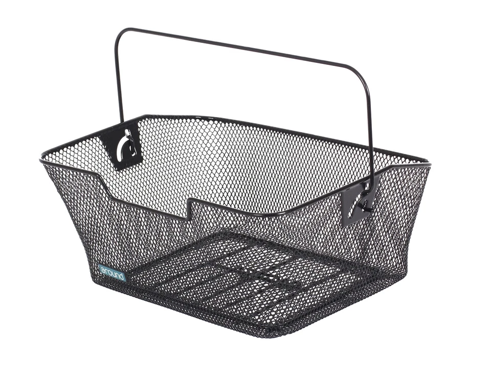 Fahrrad HR Korb engmaschig abnehmbar 39 x 30 x 17cm schwarz Fine Basic - Bild 1 von 1