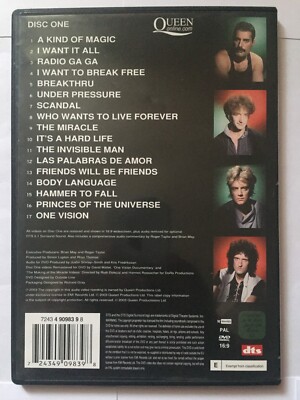 Queen - Greatest Video Hits 2, 2DVD, PAL, 16:9, dts 5.1 | eBay
