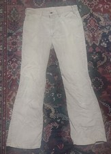 Vintage LeVIS Corduroy Tan/White Pants White Tab Men s Size W34 X L31