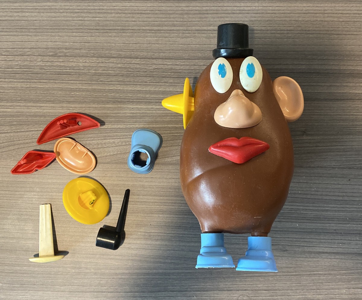 90年代 hasbro potato head Vintage Hasbro 1980s Mr Potato Head plastic with some
