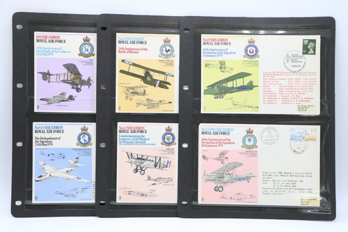 Lote de 50 fundas de primer día de aviación de la Royal Air Force 1969 - 1972 con carpeta - Imagen 5 de 11