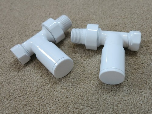 Modern Manual Radiator Valves - Milan Radiator Valve Set - Ideal for Towel Rails - Picture 50 of 52