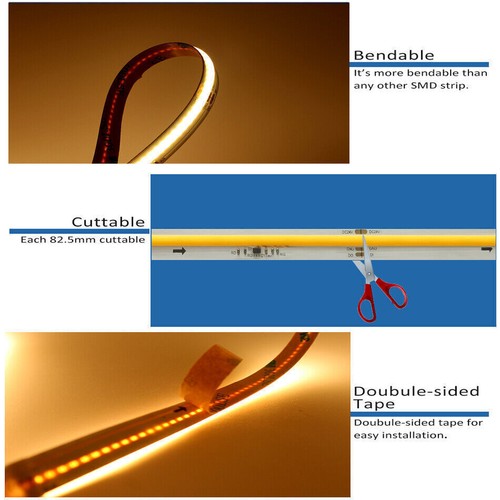 WS2811 COB LED Strip Light Running Water Flowing 24V RF Touch Panel Controler - Picture 3 of 17