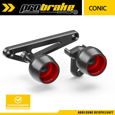 Sturzpads CONIC Rot für Suzuki DL 650 V-Strom (11-16) WDC7