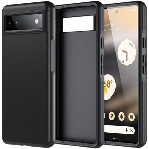 Hensinple For Google Pixel 6a Case, Shockproof Military Grade Drop Silicone TPU - 第 1/8 張圖片