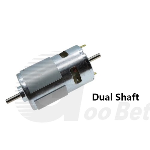 Mini 795 Electric Motor DC 12V 24V Dual Ball Bearing High Power & Speed & Torque - Picture 6 of 7