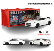 Modellino auto in lega Bburago 1/64 NISSAN 2009 GT-R pressofuso e veicolo giocattolo auto tascabile