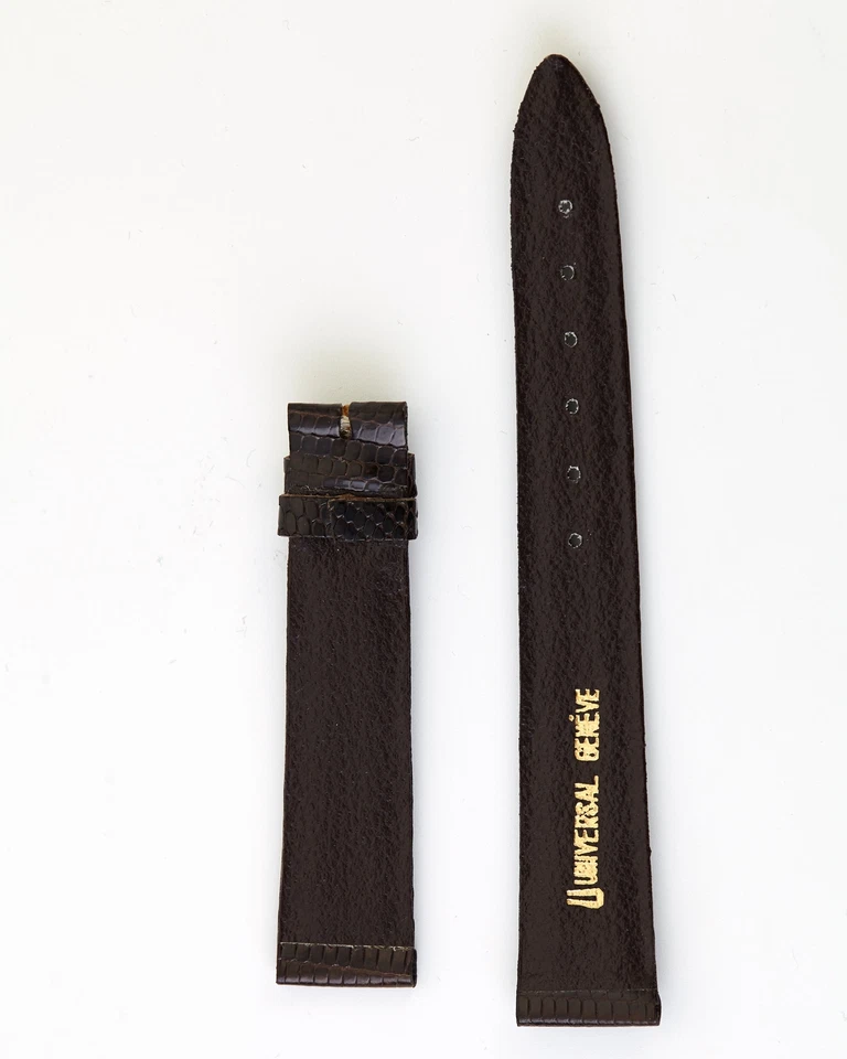 Pulseira Universal Geneve 17mm x 14mm Vintage Marrom Lagarto - Imagem 3 de 4