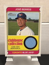 2023 Topps Heritage Clubhouse Collection Relics José Berríos #CCR-JB Blue Jays