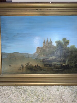 油彩画 Ein Gruß aus Deutschland 1982
