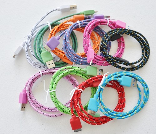 3.0 USB BRAIDED data cable FOR hard drive WD my book passport seagate game xbox - Picture 6 of 11