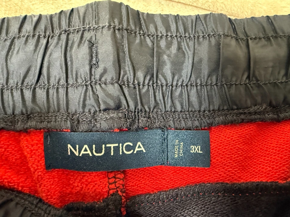 Pantalones de salón Nautica Heritage azules con botones bolsillo con mosca cintura elástica para hombre 3XL Foto 3 de 4