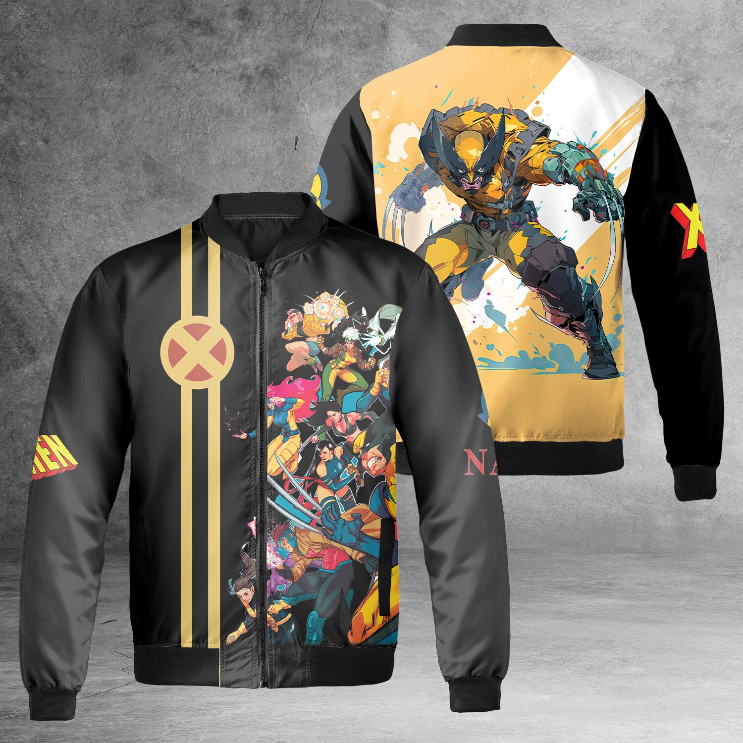 Personalized Wolverine X-Men Baseball Jacket for Fans