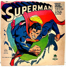 Superman 4 Stories 1978 Vinyl Peter Pan Records 1st Press