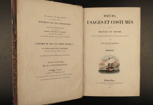 1843 1ed World Customs OCEANIA Tonga Malaysia Zealand Pacific Island Ethnography - Picture 6 of 24