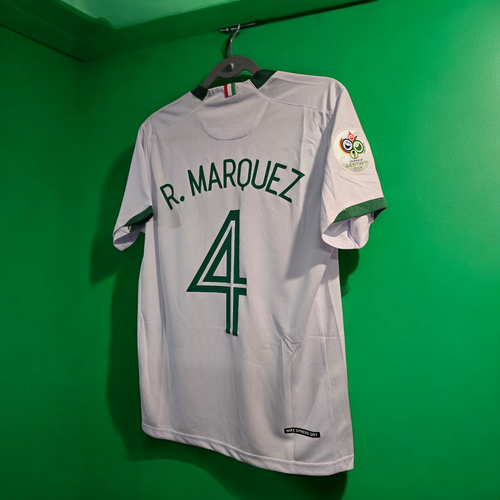 Mexico National Team Away - World Cup 2006 - White - R. Marquez 4 - 2XL (USA-XL) - Picture 8 of 18