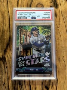 2024 Topps Chrome Bobby Witt Jr. Swinging For The Stars #STS-17 PSA 10 POP 6