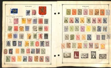 Finland Stamp Collection on 38 Scott International Pages, 1860-1976 (BB)