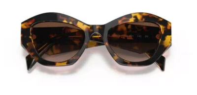 Prada Woman Sunglasses PR07YS Honey Havana VAU6S1 Brown  display picture 2