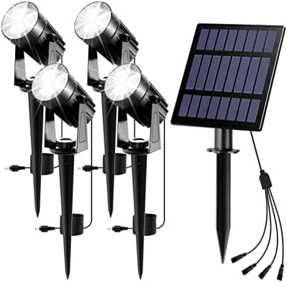 T-SUNUS Luci Solari da Giardino 3W, Faretti Solari da Giardino IP65 impermeabile