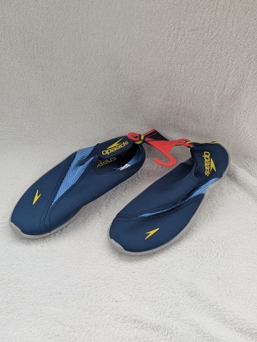 Size 8 Women's Speedo Surfwalker Pro 3.0 Pull On Navy Blue Water Shoes - Picture 2 of 8