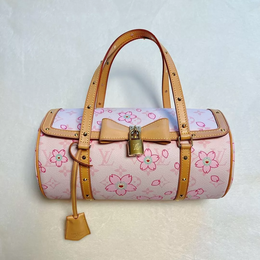 LOUIS VUITTON Papillon Pink Cherry Blossom Takashi Murakami