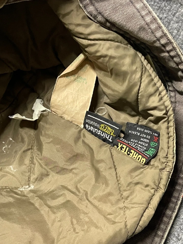 Vtg 10X Overalls Mens XLT Gore-Tex Rainwear Realtree Hunting Camo Bib Distressed - Image 3 of 4