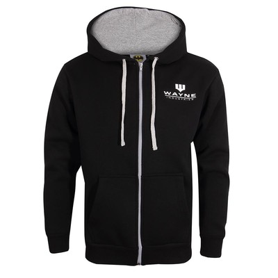 DC Batman - Wayne Industrie - Hoodies - Small - Unisex - Neu Zip Ho - D777z
