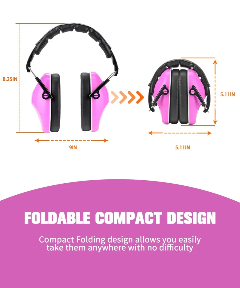 Auriculares con cancelación de ruido para niños 032 - 25 dB NRR orejeras de protección auditiva para niños Foto 4 de 4