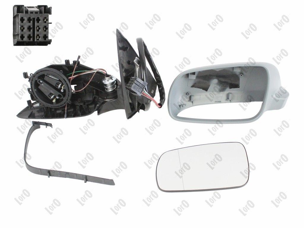 ABAKUS Power Left Heated Aspheric Outer Door Mirror 3502M01 Skoda 2006-2007