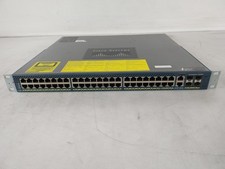 Cisco Catalyst WS-C4948 48x GbE 4x 1G SFP Gigabit Ethernet Managed Switch