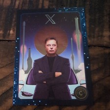 Elon Musk #39 Iced Holofoil Cardsmiths Currency Series 3