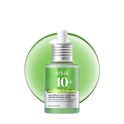 Azelaic Acid 10 Hyaluron Redness Soothing Serum, Facial Serum for Blemish-Prone