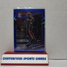 2021-22 Panini Donruss Optic Bam Adebayo Blue Velocity Prizm #148 Miami Heat