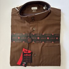 Men 52 LARGE Size Daffah High Quality WINTER Thobe Cultural Jubba FLAT SLEEVE