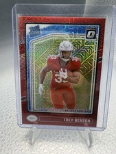 Trey Benson Red Mojo Prizm 2024 Panini Donruss Optic Rated Rookie Cardinals