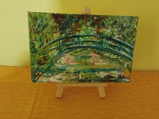 dipinto raffigura il giardino acquatico