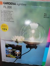 GARDENA SCHWIMMLEUCHTE FL 200 #7950 für Teich, oder Schwimmbecken. "NEU", "OVP"