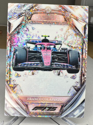 2025 Topps Chrome F1 - Franco Colapinto - Diamond 75th Anniversary - D75-35